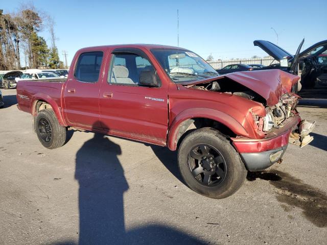 5TEGM92N22Z069520 - 2002 TOYOTA TACOMA DOUBLE CAB PRERUNNER RED photo 4
