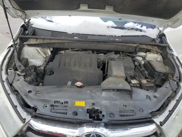 5TDKKRFH7GS505688 - 2016 TOYOTA HIGHLANDER XLE WHITE photo 12
