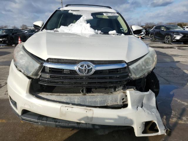 5TDKKRFH7GS505688 - 2016 TOYOTA HIGHLANDER XLE WHITE photo 5