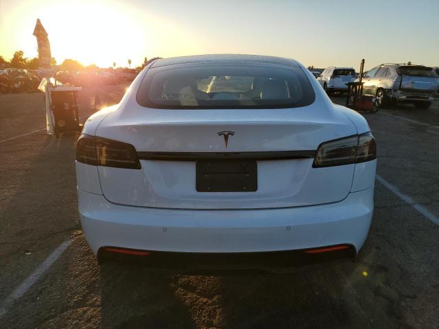 5YJSA1E55NF491934 - 2022 TESLA MODEL S WHITE photo 6