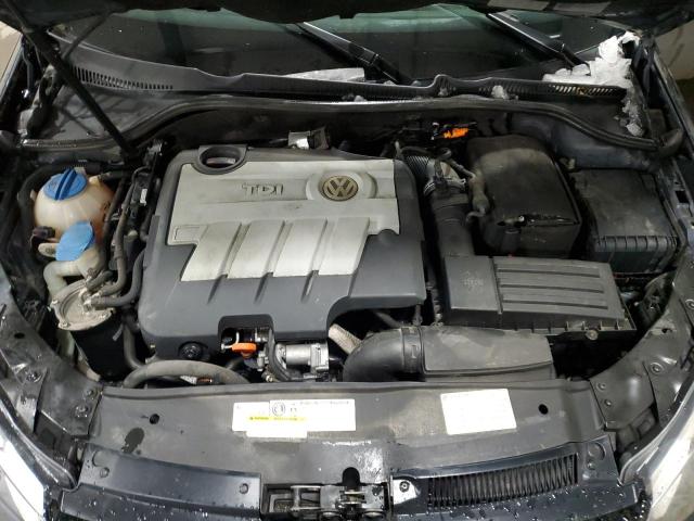 WVWDM7AJ2DW060077 - 2013 VOLKSWAGEN GOLF Սև լուսանկար 11
