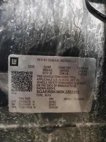 5GAERBKW0KJ202201 - 2019 BUICK ENCLAVE ESSENCE 灰色 照片 13