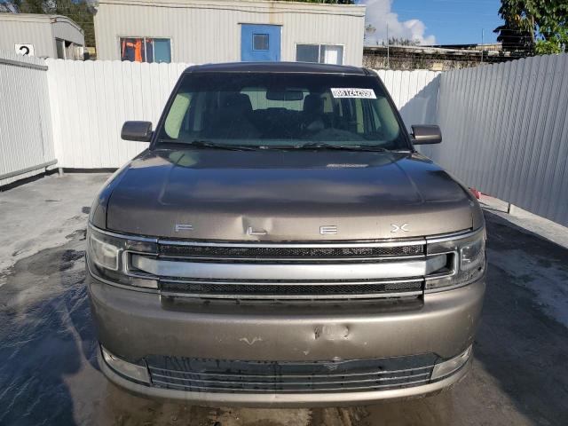 2FMGK5D89DBD09455 - 2013 FORD FLEX LIMITED GRAY photo 5