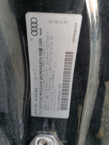 WAUCGAFR3EA011402 - 2014 AUDI S5 PREMIUM PLUS 黑色 照片 12