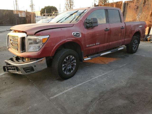 1N6BA1F46GN516606 - 2016 NISSAN TITAN XD SL BURGUNDY photo 1