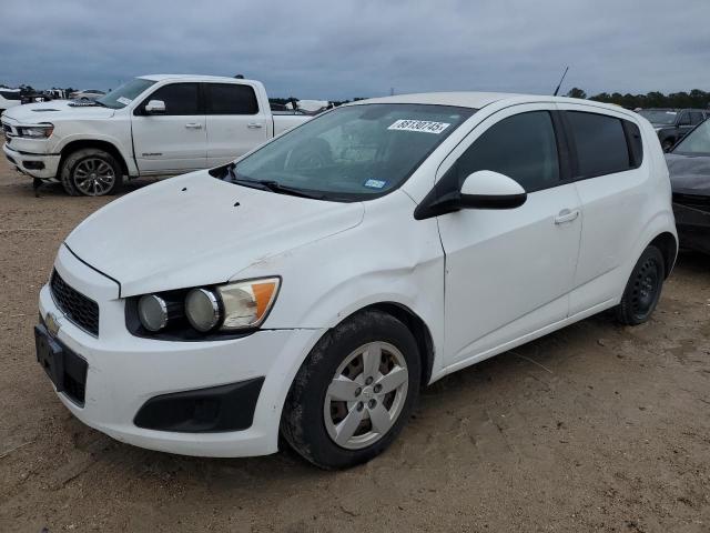 1G1JA6SH4D4168206 - 2013 CHEVROLET SONIC LS WHITE photo 1