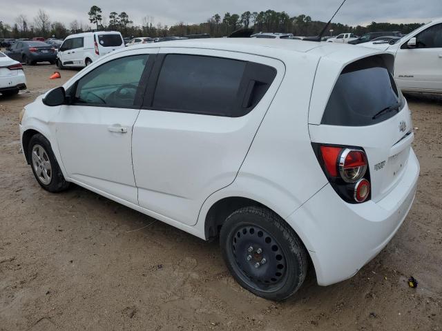 1G1JA6SH4D4168206 - 2013 CHEVROLET SONIC LS WHITE photo 2