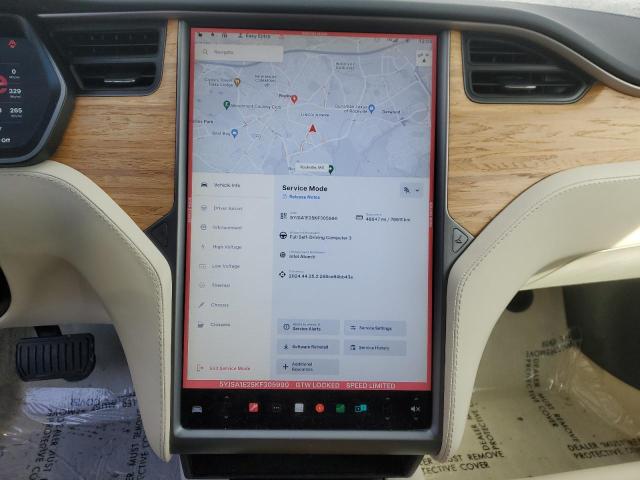 5YJSA1E25KF305990 - 2019 TESLA MODEL S WHITE photo 9