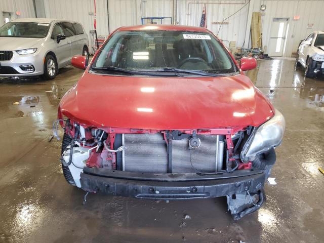 2T1BU4EE9BC599417 - 2011 TOYOTA COROLLA LE BASE RED photo 5