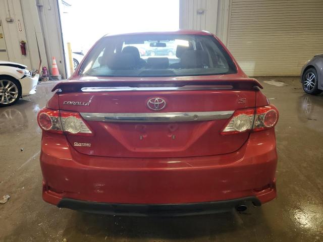 2T1BU4EE9BC599417 - 2011 TOYOTA COROLLA LE BASE RED photo 6