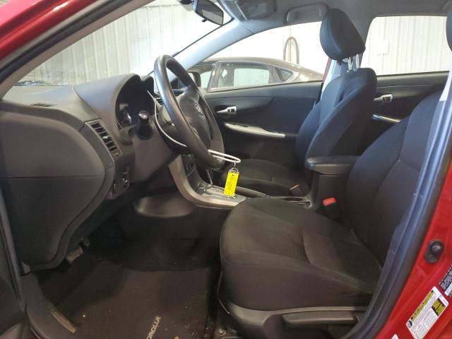 2T1BU4EE9BC599417 - 2011 TOYOTA COROLLA LE BASE RED photo 7