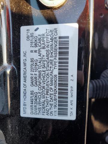 19UUB1F62KA004336 - 2019 ACURA TLX TECHNOLOGY 黑色 照片 13