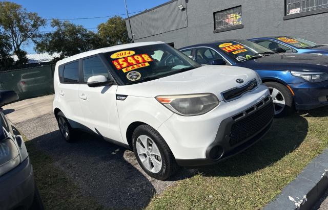KNDJP3A55E7009268 - 2014 KIA SOUL + WHITE photo 1