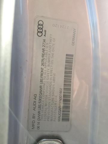 WAUCGAFH3FN001602 - 2015 AUDI S5 PREMIUM PLUS 银色 照片 12