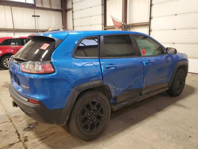 1C4PJMBXXKD107176 - 2019 JEEP CHEROKEE TRAILHAWK BLUE photo 3