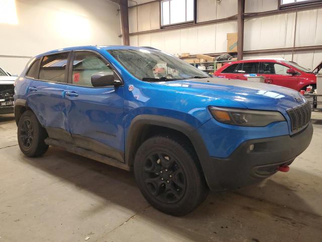 1C4PJMBXXKD107176 - 2019 JEEP CHEROKEE TRAILHAWK BLUE photo 4