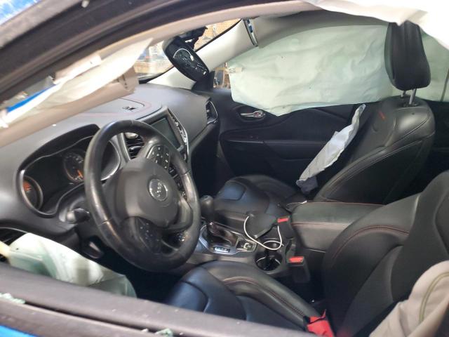 1C4PJMBXXKD107176 - 2019 JEEP CHEROKEE TRAILHAWK BLUE photo 7