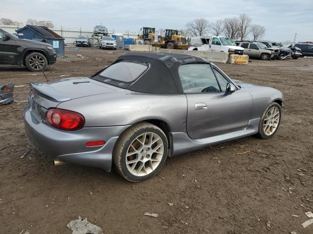 JM1NB353420224637 - 2002 MAZDA MX-5 MIATA BASE SILVER photo 3