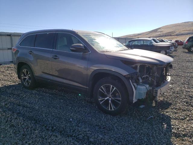 5TDJKRFH1GS242741 - 2016 TOYOTA HIGHLANDER XLE GRAY photo 4