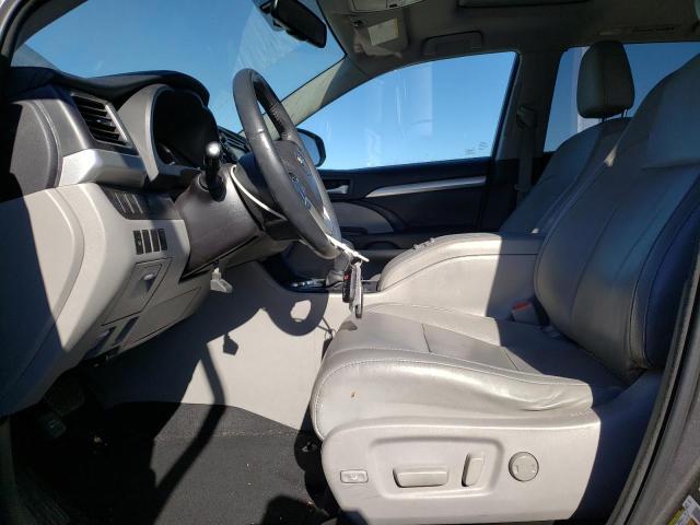 5TDJKRFH1GS242741 - 2016 TOYOTA HIGHLANDER XLE GRAY photo 7