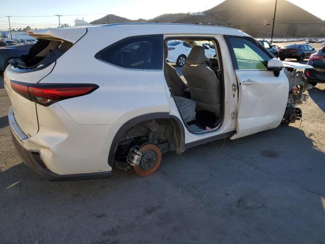 5TDHZRAH6LS012561 - 2020 TOYOTA HIGHLANDER XLE WHITE photo 3