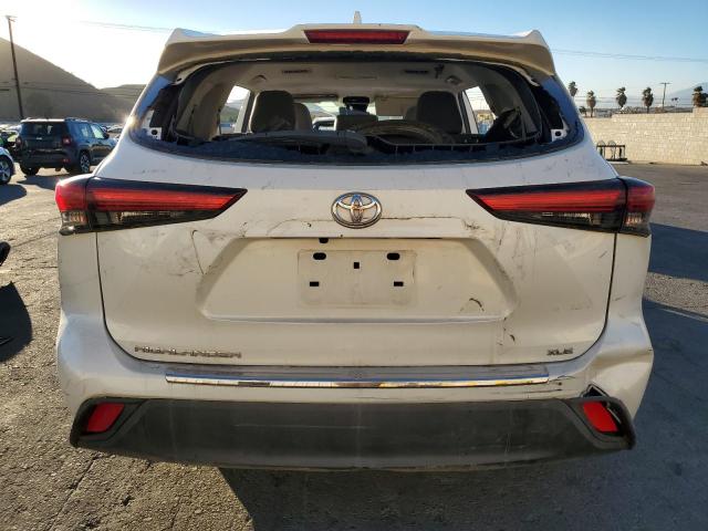 5TDHZRAH6LS012561 - 2020 TOYOTA HIGHLANDER XLE WHITE photo 6