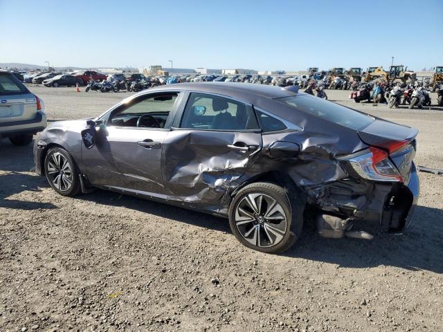 2HGFC1F78HH634581 - 2017 HONDA CIVIC EXL ნაცრისფერი ფოტო 2