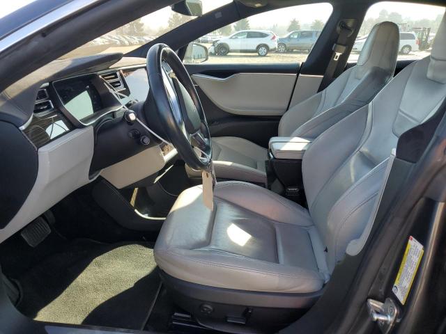 5YJSA1E10GF131888 - 2016 TESLA MODEL S CHARCOAL photo 7