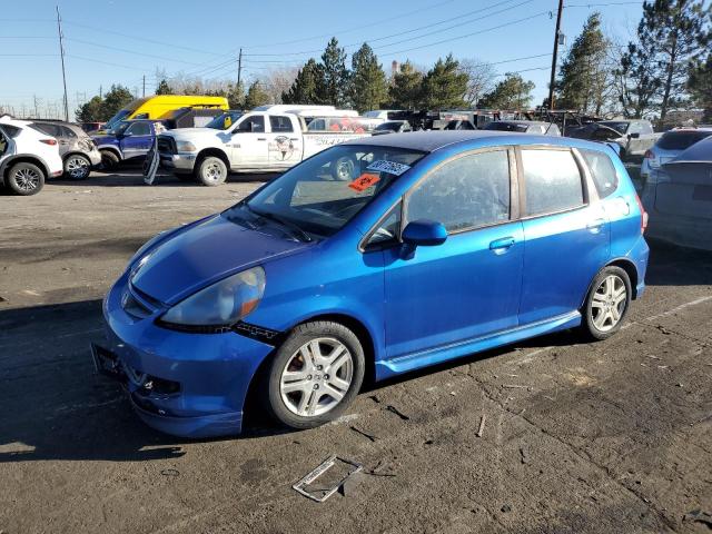 JHMGD37657S067012 - 2007 HONDA FIT S 蓝色 照片 1