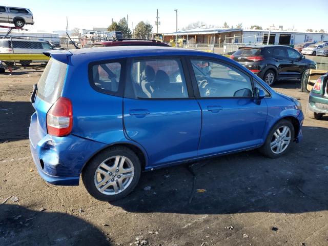 JHMGD37657S067012 - 2007 HONDA FIT S 蓝色 照片 3