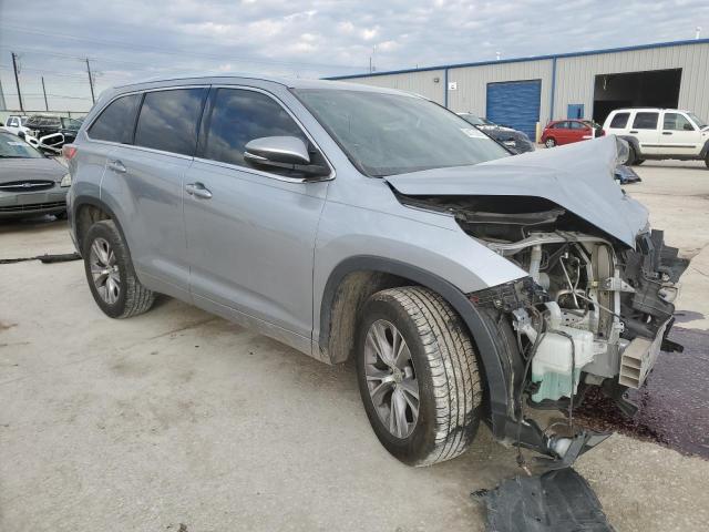 5TDKKRFH2FS047038 - 2015 TOYOTA HIGHLANDER XLE SILVER photo 4