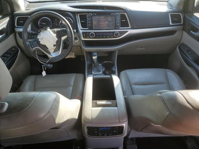 5TDKKRFH2FS047038 - 2015 TOYOTA HIGHLANDER XLE SILVER photo 8