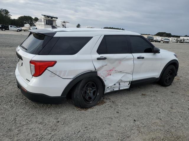 1FM5K8AB9NGA48976 - 2022 FORD EXPLORER POLICE INTERCEPTOR 白色 照片 3
