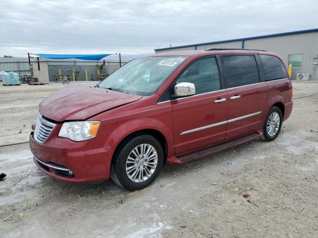 2C4RC1CG3FR729802 - 2015 CHRYSLER TOWN & COU TOURING L RED photo 1