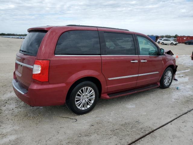 2C4RC1CG3FR729802 - 2015 CHRYSLER TOWN & COU TOURING L RED photo 3