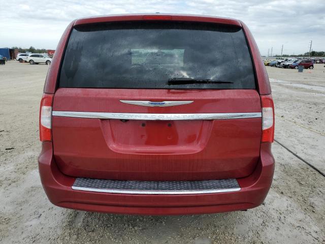 2C4RC1CG3FR729802 - 2015 CHRYSLER TOWN & COU TOURING L RED photo 6