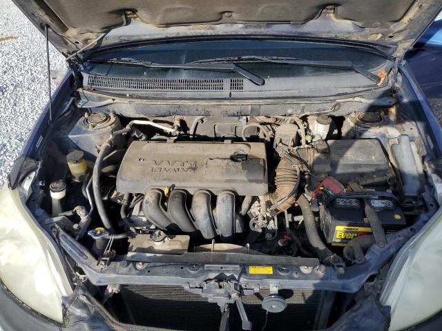 2T1KR32E04C168323 - 2004 TOYOTA COROLLA MA XR BLUE photo 11