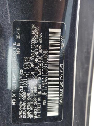 JF1ZNAA10G9700098 - 2016 TOYOTA SCION FR-S GRAY photo 12