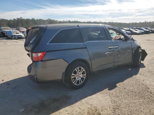 5FNRL5H68CB055676 - 2012 HONDA ODYSSEY EXL GRAY photo 3
