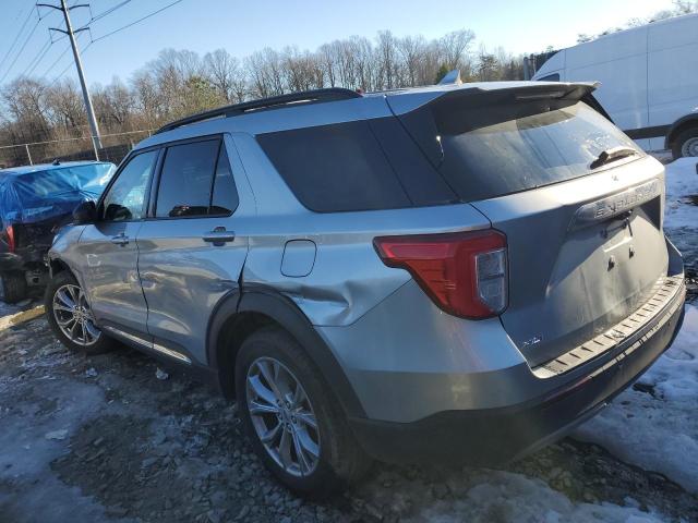 1FMSK7DH0LGC98455 - 2020 FORD EXPLORER XLT فضي صورة 2