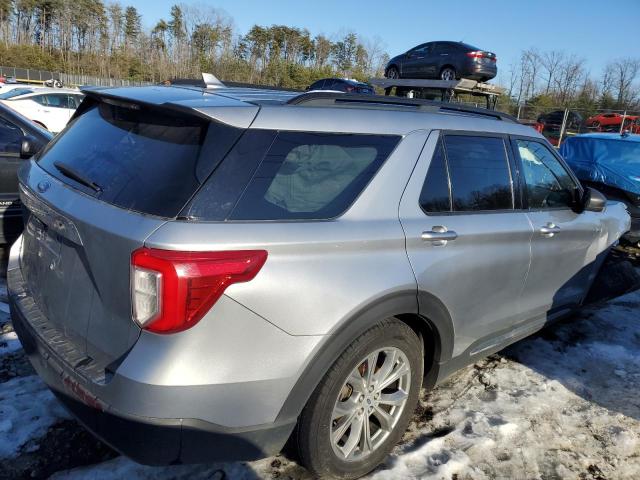 1FMSK7DH0LGC98455 - 2020 FORD EXPLORER XLT فضي صورة 3