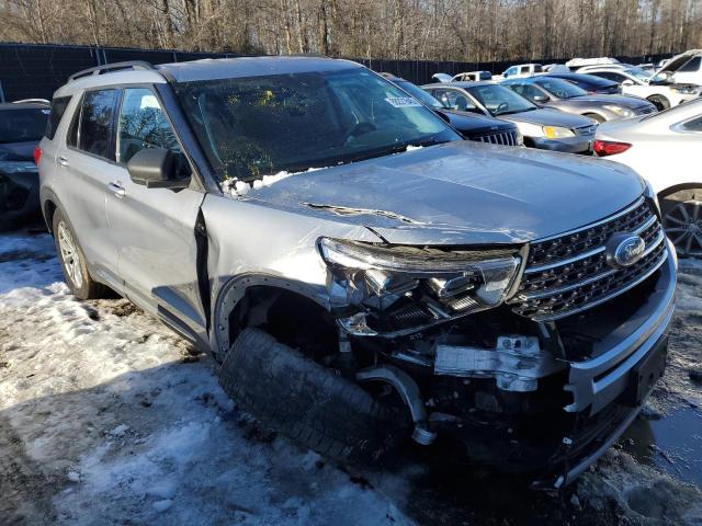 1FMSK7DH0LGC98455 - 2020 FORD EXPLORER XLT فضي صورة 4