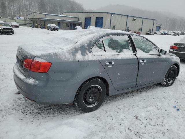 3VW2K7AJ3EM232144 - 2014 VOLKSWAGEN JETTA BASE ნაცრისფერი ფოტო 3