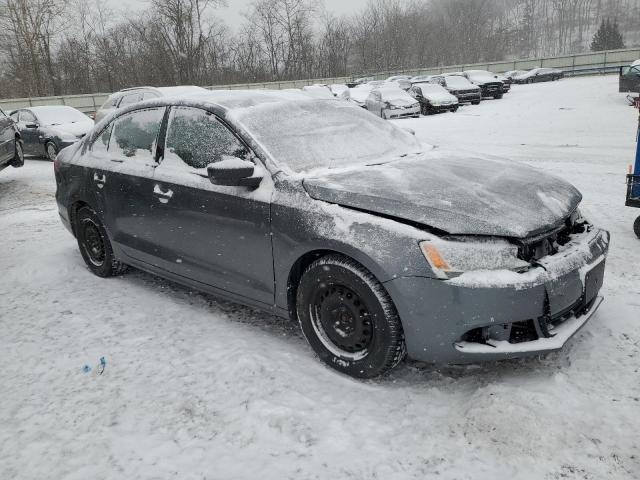 3VW2K7AJ3EM232144 - 2014 VOLKSWAGEN JETTA BASE ნაცრისფერი ფოტო 4