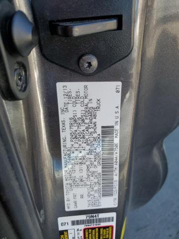 5TFTU4GN5EX055326 - 2014 TOYOTA TACOMA PRERUNNER ACCESS CAB GRAY photo 13