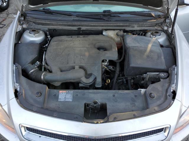 1G1ZC5EU7CF346273 - 2012 CHEVROLET MALIBU 1LT ვერცხლისფერი ფოტო 11