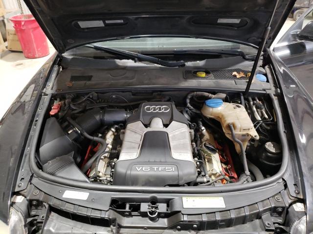 WAUKGAFB9BN017899 - 2011 AUDI A6 PRESTIGE შავი ფოტო 11