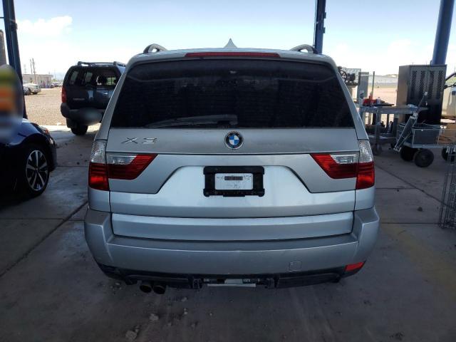WBXPC93458WJ17559 - 2008 BMW X3 3.0SI SILVER photo 6