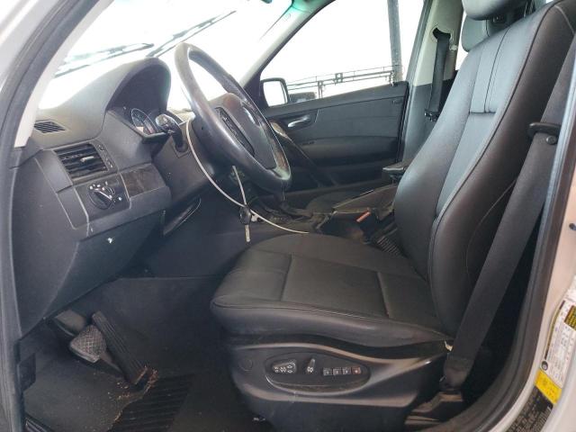 WBXPC93458WJ17559 - 2008 BMW X3 3.0SI SILVER photo 7