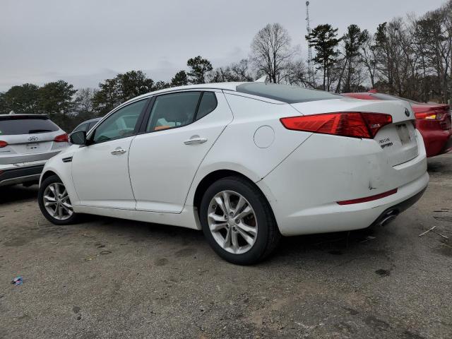 5XXGN4A78DG103772 - 2013 KIA OPTIMA EX WHITE photo 2